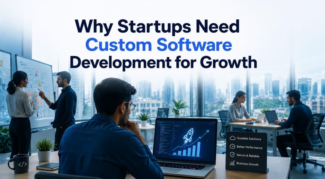 Custom software development for startup growth