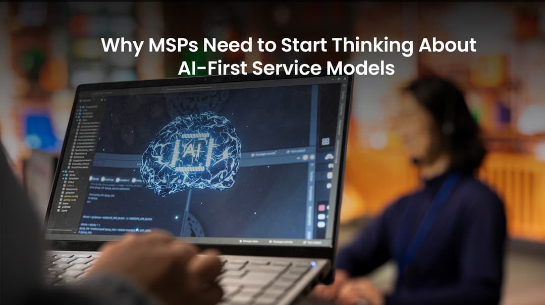 AI-first service model for managed service providers